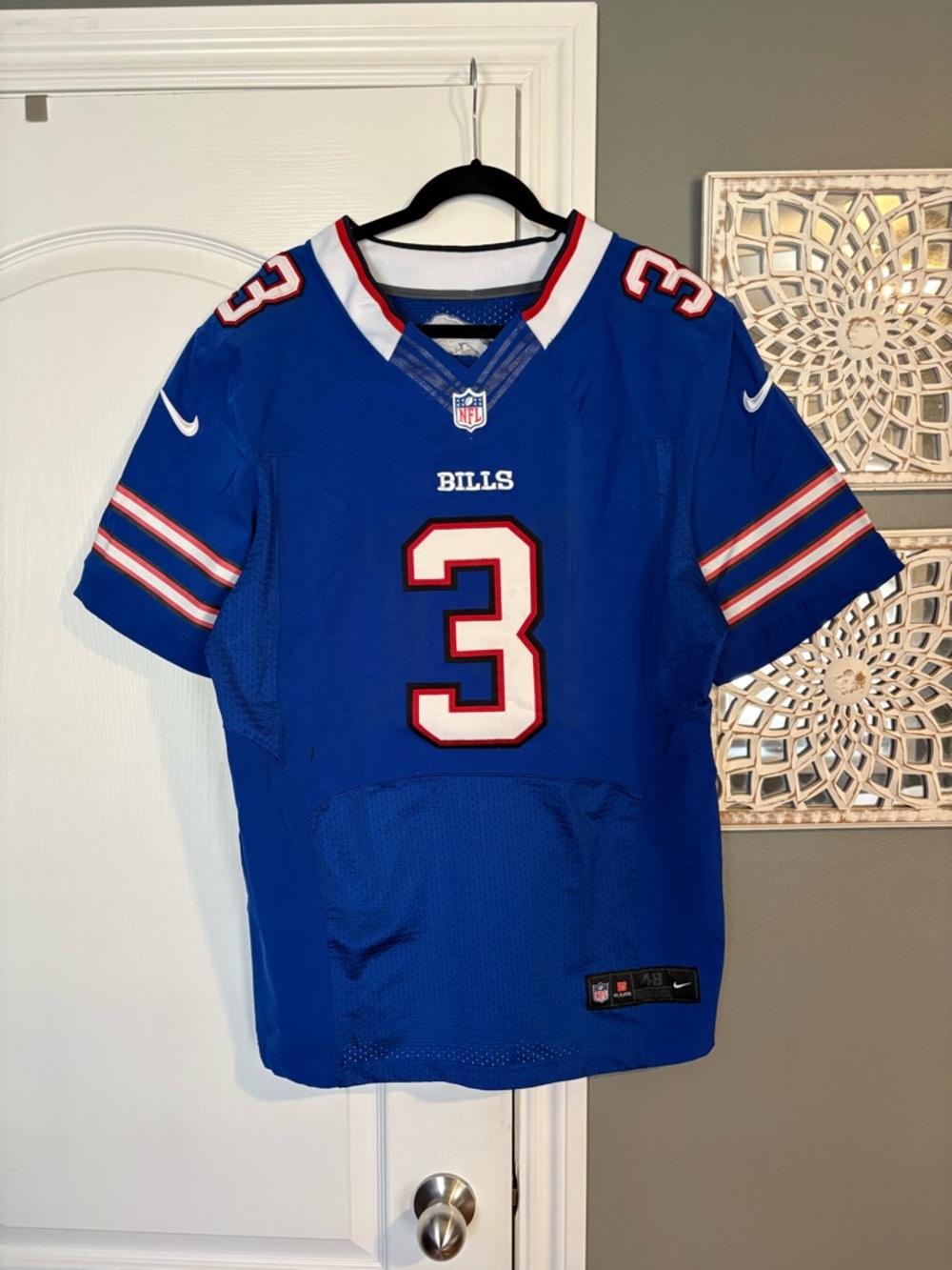 Vintage Nike NFL Buffalo Bills #3 Manuel Football Jersey